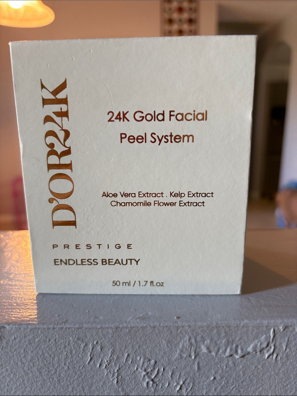 DOR24K 24K Gold Facial Peel System – Gold & Cream